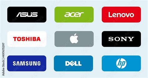 Dell, HP, Lenovo, Acer, Samsung .